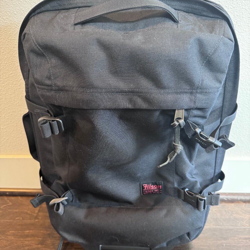 Filson Dryden Ballistic Nylon 2-Wheel Carry-on Bag Luggage